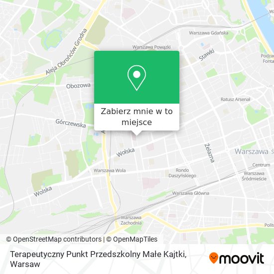 Mapa Terapeutyczny Punkt Przedszkolny Małe Kajtki