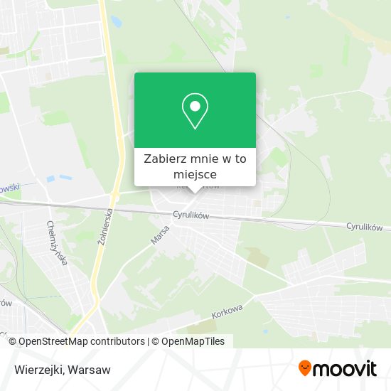 Mapa Wierzejki