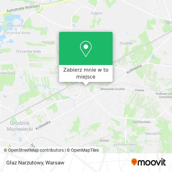 Mapa Głaz Narzutowy