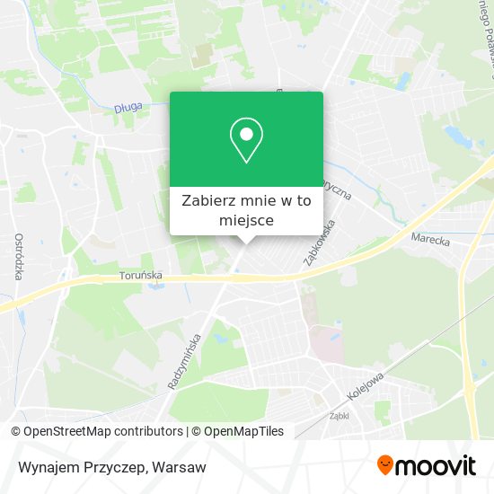 Mapa Wynajem Przyczep