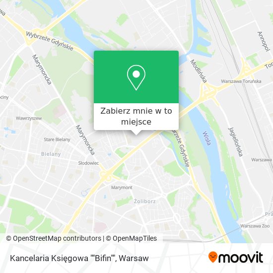 Mapa Kancelaria Księgowa ""Bifin""