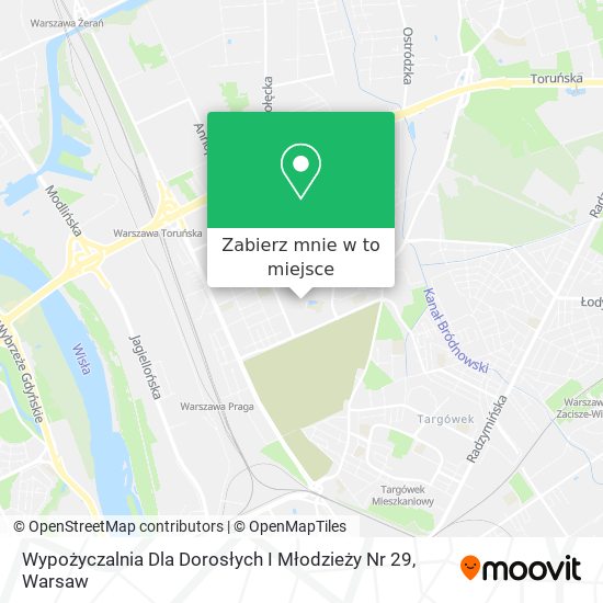 Mapa Wypożyczalnia Dla Dorosłych I Młodzieży Nr 29