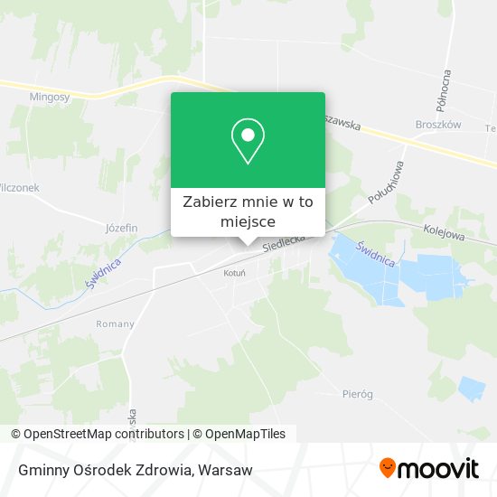 Mapa Gminny Ośrodek Zdrowia