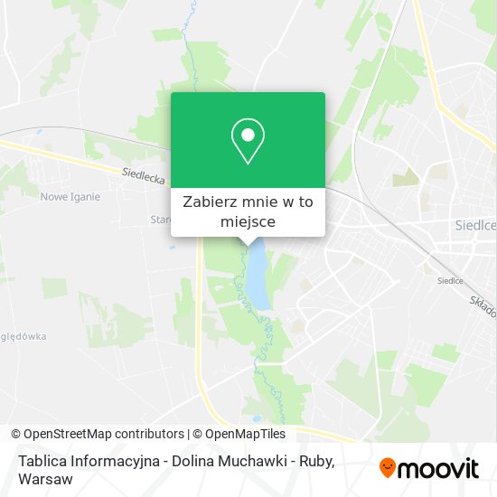 Mapa Tablica Informacyjna - Dolina Muchawki - Ruby