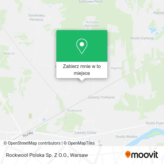 Mapa Rockwool Polska Sp. Z O.O.