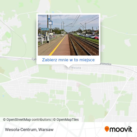 Mapa Wesoła-Centrum