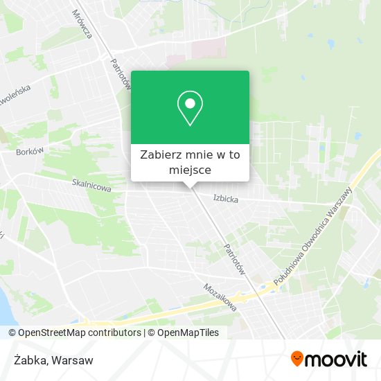 Mapa Żabka