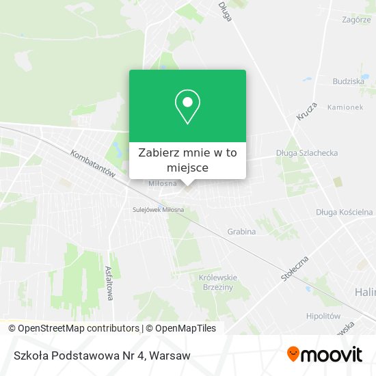 Mapa Szkoła Podstawowa Nr 4