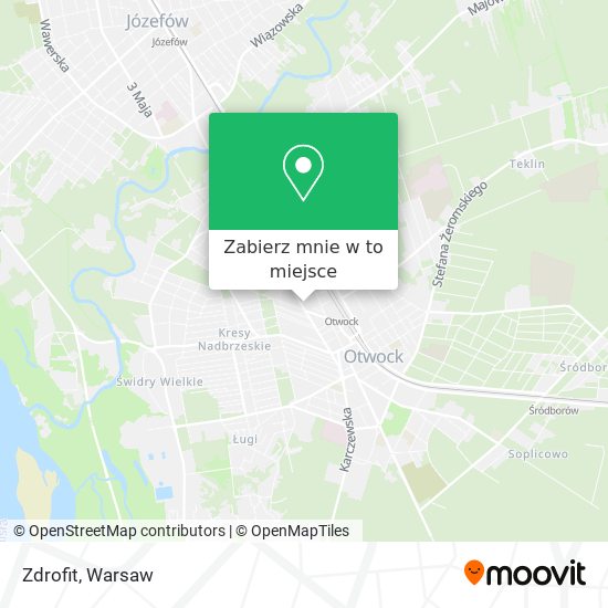 Mapa Zdrofit