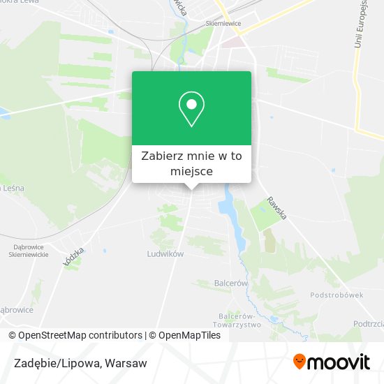 Mapa Zadębie/Lipowa