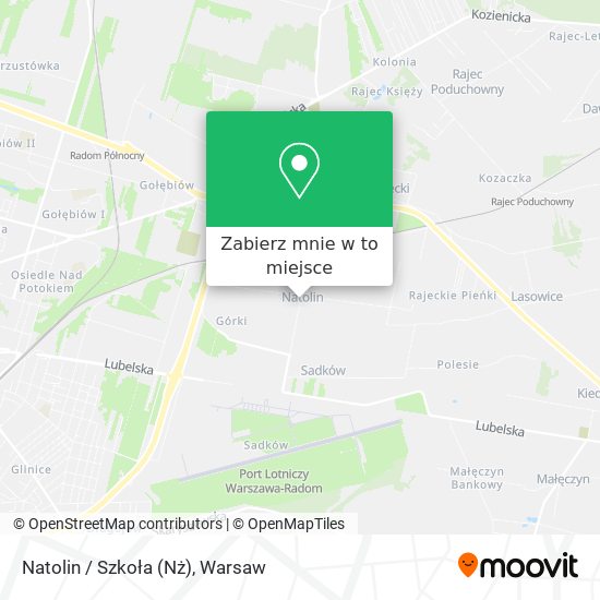 Mapa Natolin / Szkoła (Nż)