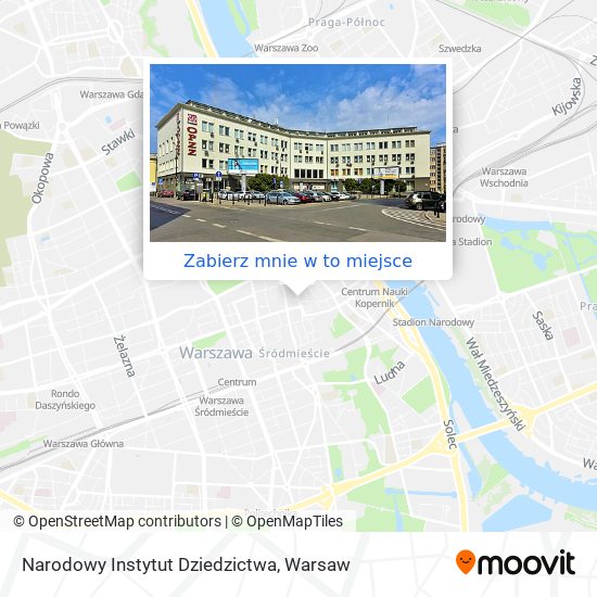 Mapa Narodowy Instytut Dziedzictwa