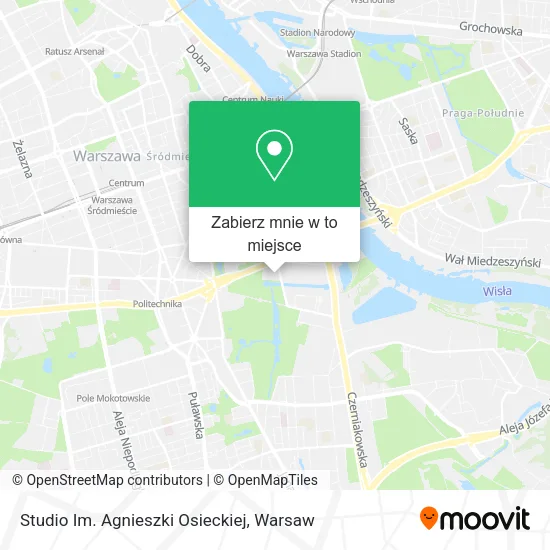 Mapa Studio Im. Agnieszki Osieckiej