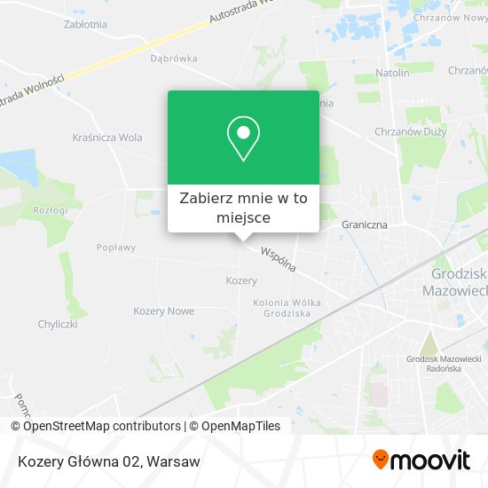 Mapa Kozery Główna 02