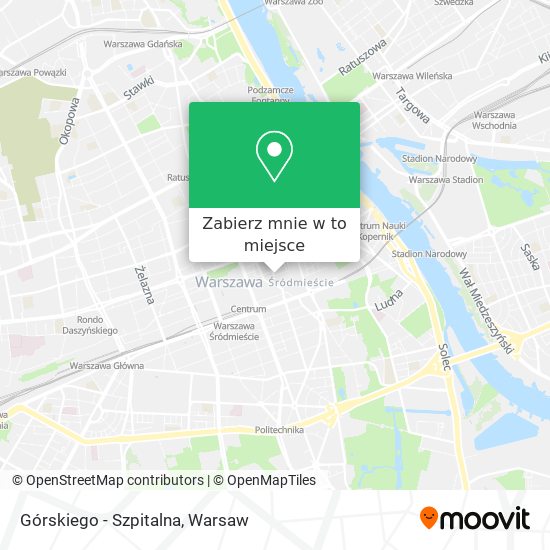 Mapa Górskiego - Szpitalna