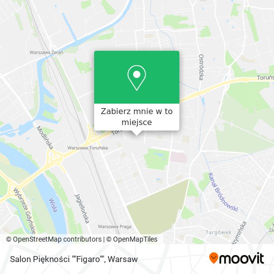 Mapa Salon Piękności ""Figaro""