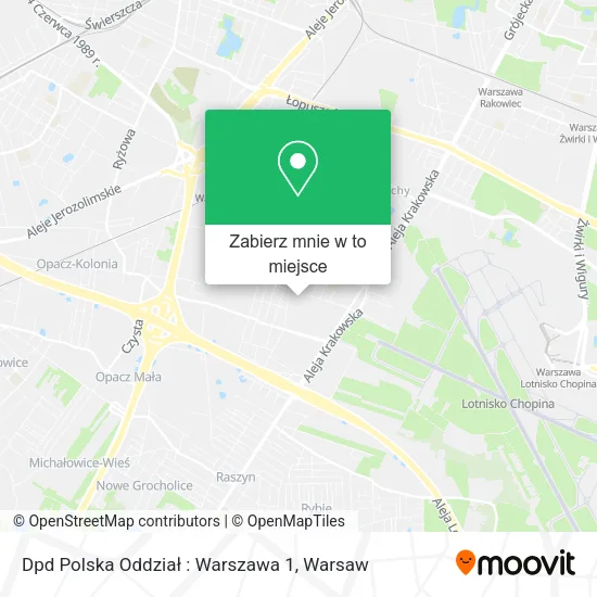 Mapa Dpd Polska Oddział : Warszawa 1