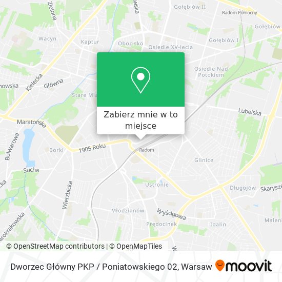 Mapa Dworzec Główny PKP / Poniatowskiego 02