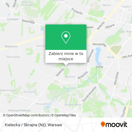 Mapa Kielecka / Skrajna (Nż)