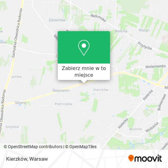 Mapa Kierzków