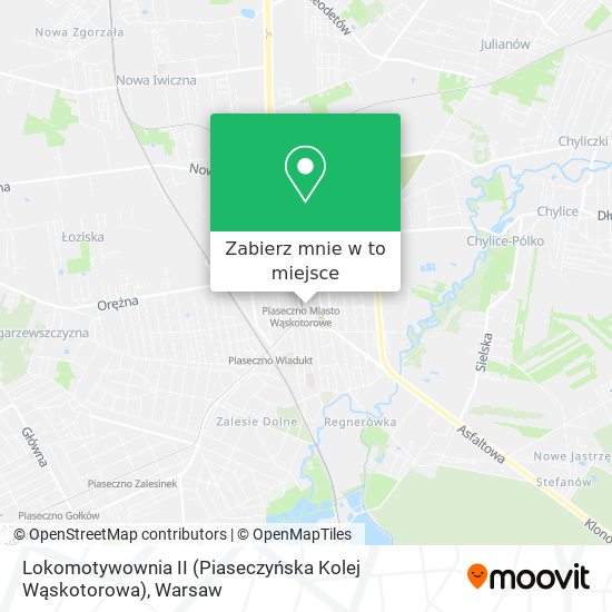 Mapa Lokomotywownia II (Piaseczyńska Kolej Wąskotorowa)