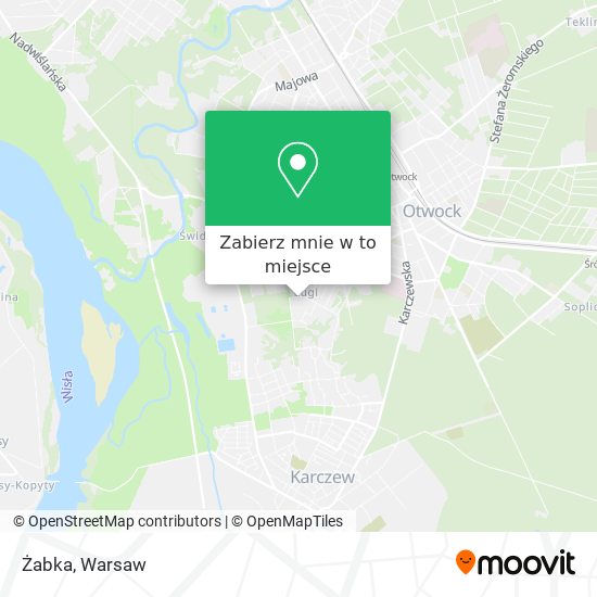 Mapa Żabka