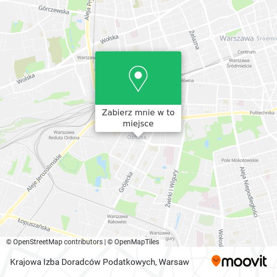 Mapa Krajowa Izba Doradców Podatkowych