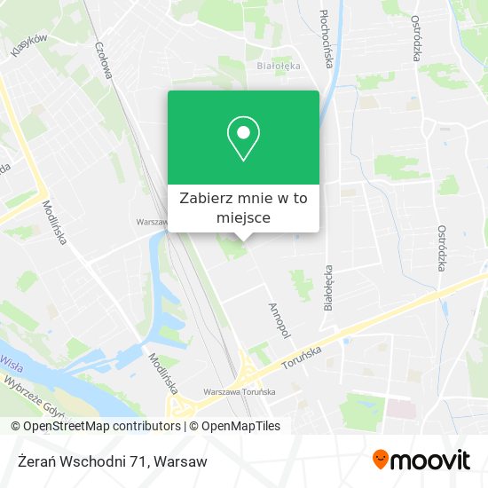 Mapa Żerań Wschodni 71