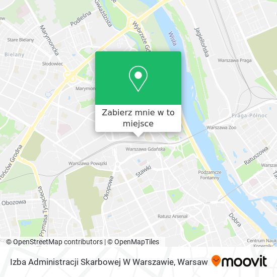 Mapa Izba Administracji Skarbowej W Warszawie