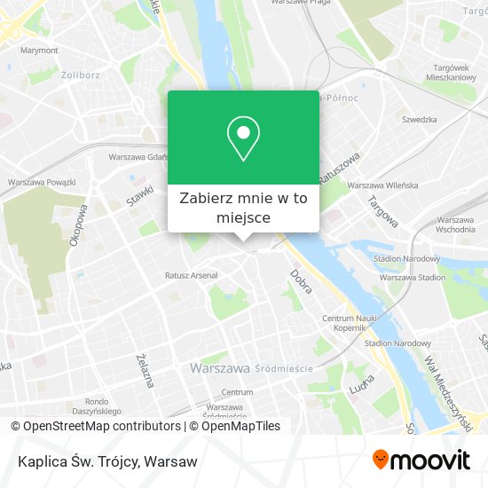 Mapa Kaplica Św. Trójcy