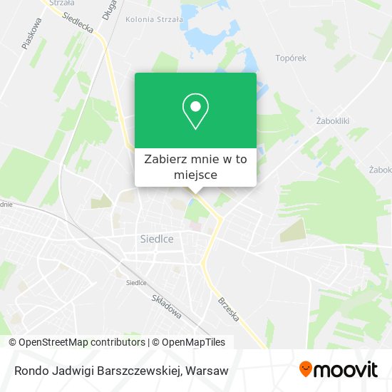 Mapa Rondo Jadwigi Barszczewskiej