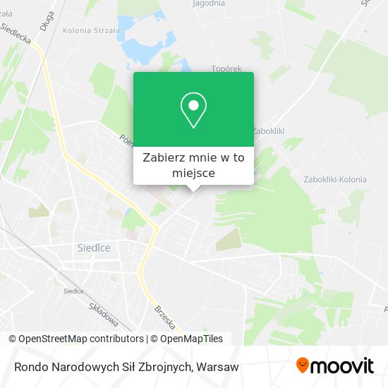 Mapa Rondo Narodowych Sił Zbrojnych