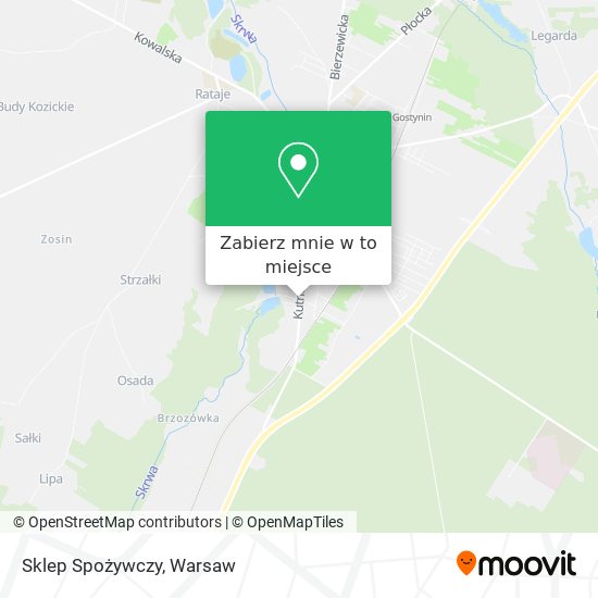 Mapa Sklep Spożywczy