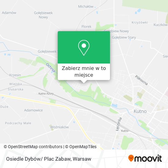 Mapa Osiedle Dybów/ Plac Zabaw