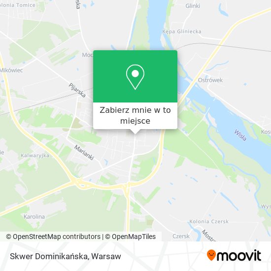 Mapa Skwer Dominikańska