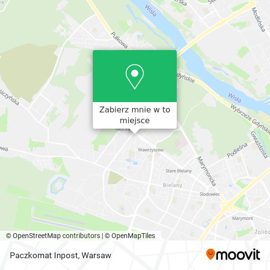 Mapa Paczkomat Inpost