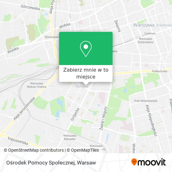 Mapa Ośrodek Pomocy Społecznej