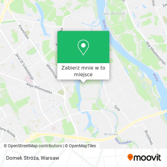 Mapa Domek Stróża