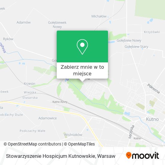 Mapa Stowarzyszenie Hospicjum Kutnowskie