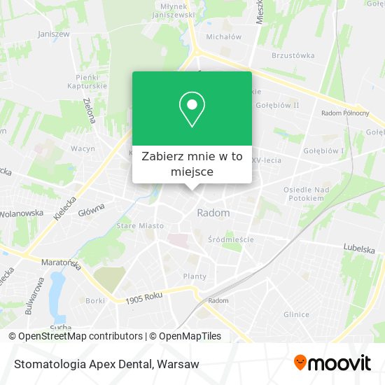 Mapa Stomatologia Apex Dental