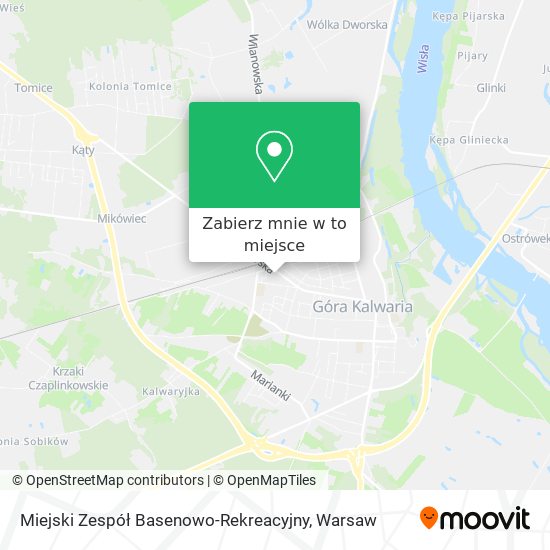 Mapa Miejski Zespół Basenowo-Rekreacyjny