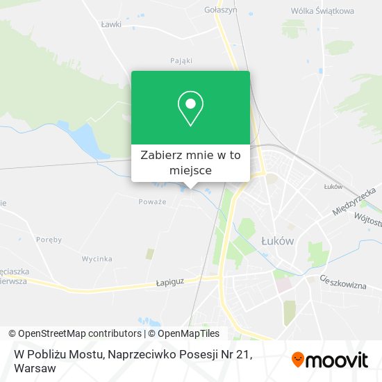 Mapa W Pobliżu Mostu, Naprzeciwko Posesji Nr 21