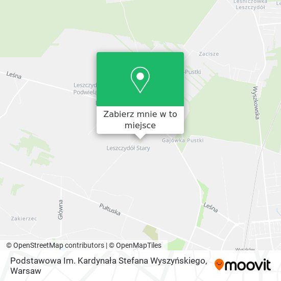 Mapa Podstawowa Im. Kardynała Stefana Wyszyńskiego