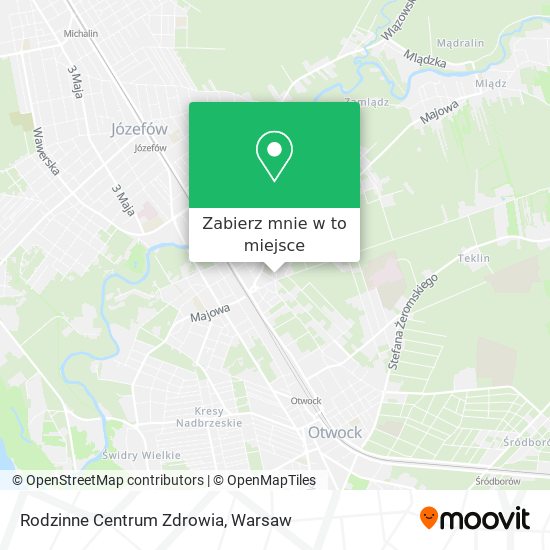 Mapa Rodzinne Centrum Zdrowia