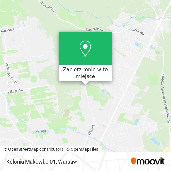 Mapa Kolonia Makówko 01