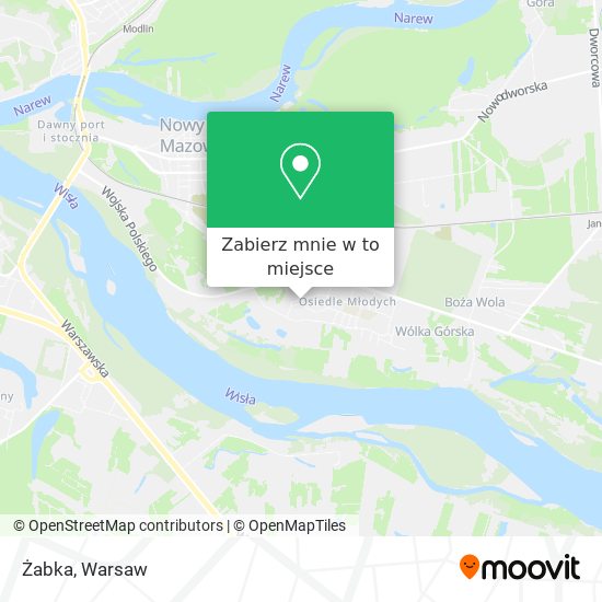 Mapa Żabka