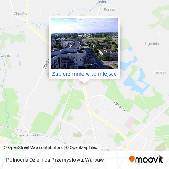 Mapa Północna Dzielnica Przemysłowa