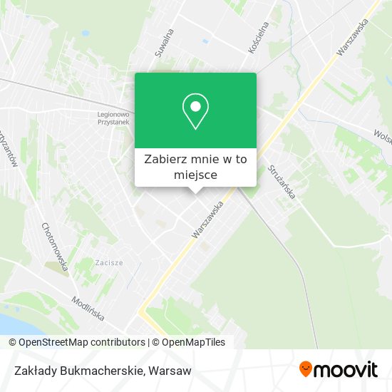 Mapa Zakłady Bukmacherskie