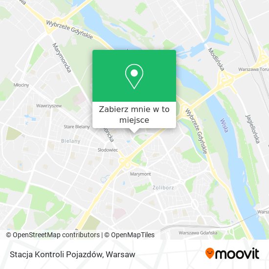 Mapa Stacja Kontroli Pojazdów