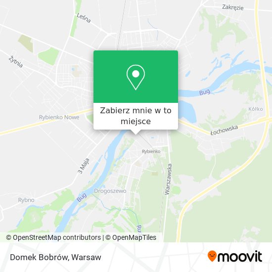 Mapa Domek Bobrów